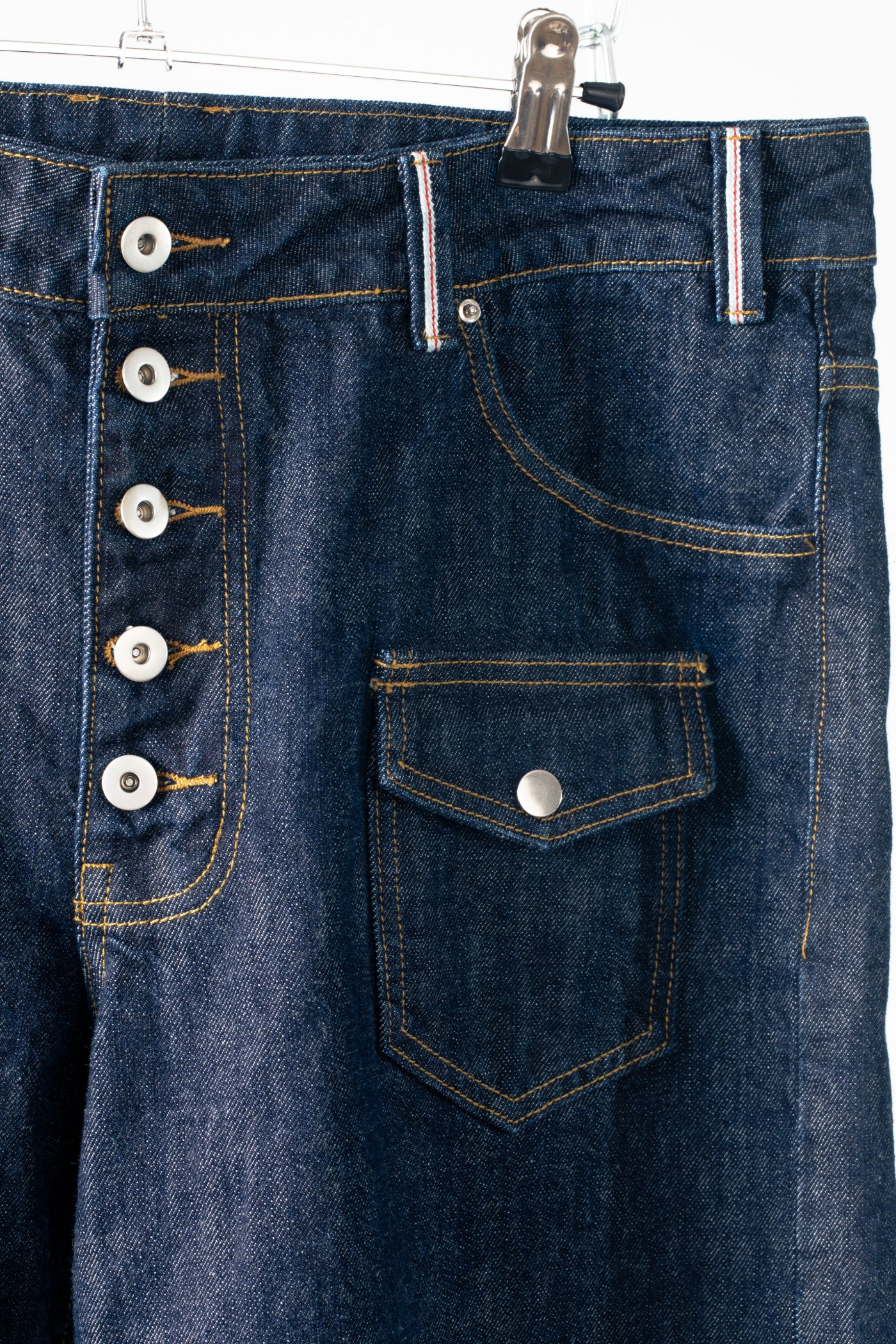 2DIFF Raw Denim Rebirth Pants Details