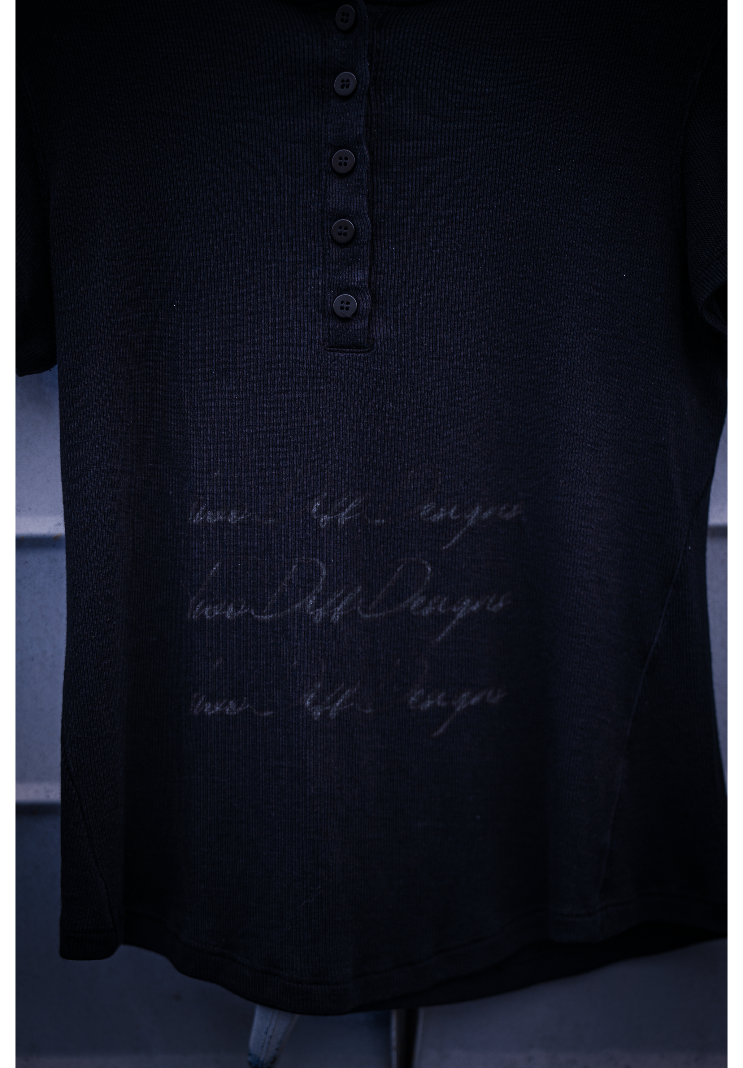 2DIFF Muse Henley Shirt Screen print