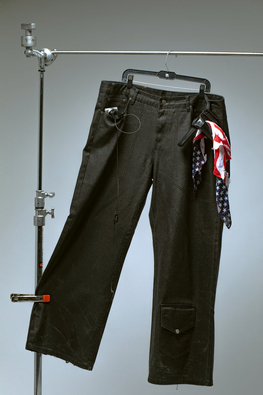 2DIFF Carbon Wax Denim Front